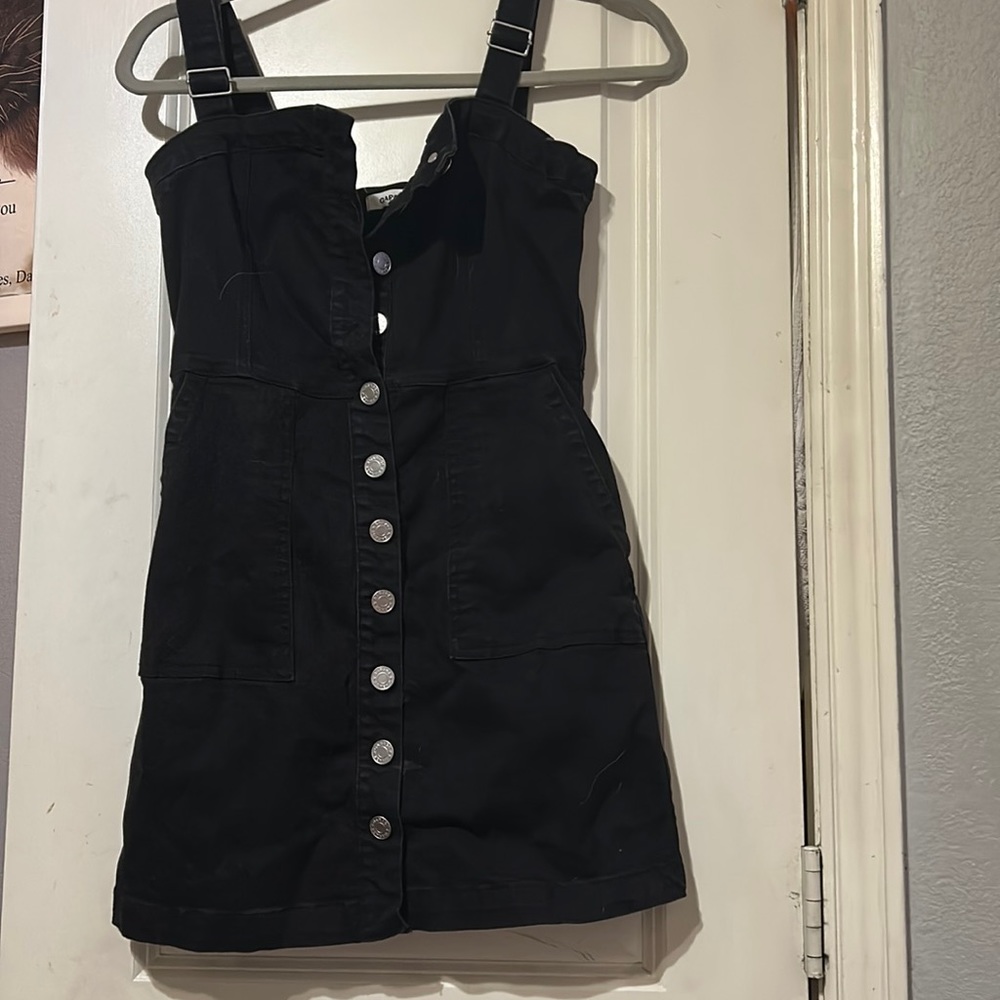 Denim mini dress